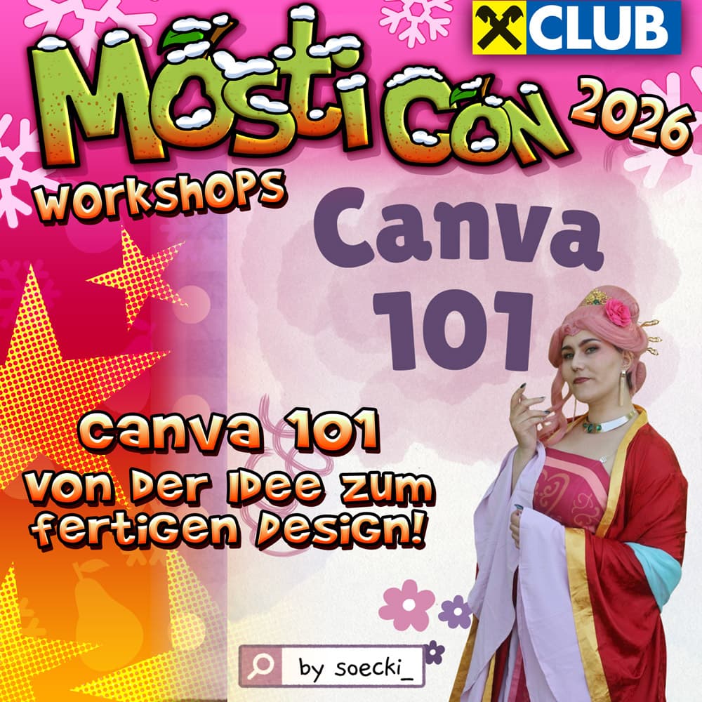 Ankündigungsbild: Canva 101 mit Soecki