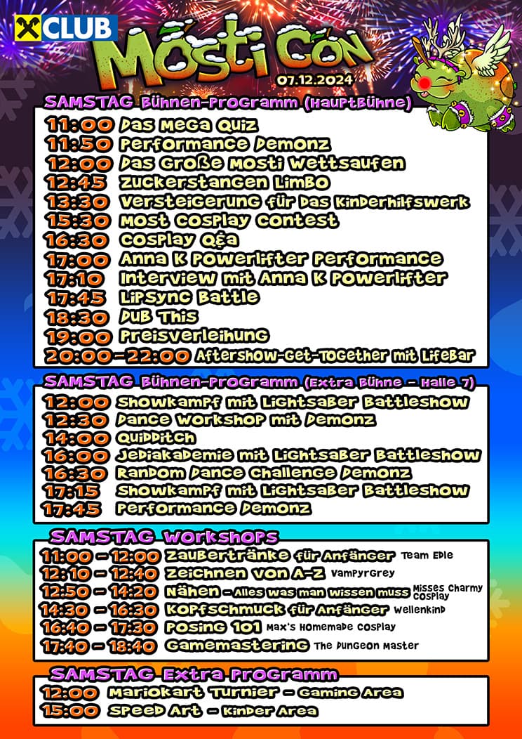 Programm Samstag